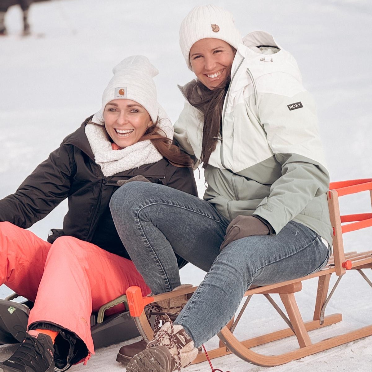 SWR Mitglieder beim Rodeln